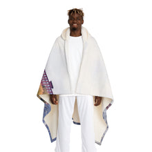 Load image into Gallery viewer, Merrimack River Ink Link Hooded Sherpa Fleece Blanket