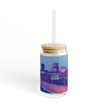 Load image into Gallery viewer, Ink Link Manchester Night Skyline Sipper Glass, 16oz