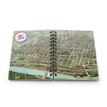 Load image into Gallery viewer, Ink Link Manchester 1876 Map Spiral Notebook
