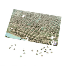 Load image into Gallery viewer, Ink Link Manchester 1876 Map Jigsaw Puzzle