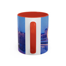 Load image into Gallery viewer, Manchester Night Skyline Ink Link Accent Coffee Mug, 11oz