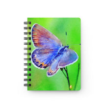 Load image into Gallery viewer, Ink Link NH State Butterfly Spiral Notebook