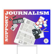Load image into Gallery viewer, Ink Link Support Journalism Yard Sign