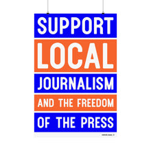 Load image into Gallery viewer, Ink Link Support Local Journalism Matte Vertical Poster