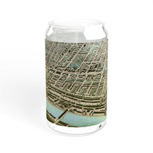 Load image into Gallery viewer, Ink Link Manchester 1876 Map Sipper Glass, 16oz