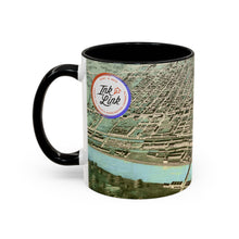 Load image into Gallery viewer, Ink Link Manchester 1876 Map Accent Coffee Mug, 11oz