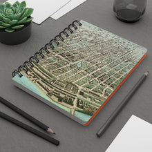 Load image into Gallery viewer, Ink Link Manchester 1876 Map Spiral Notebook