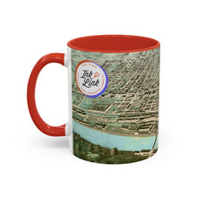 Load image into Gallery viewer, Ink Link Manchester 1876 Map Accent Coffee Mug, 11oz