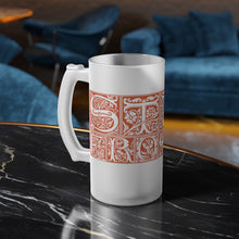 Load image into Gallery viewer, Stay Frosty Ink Link Frosted Glass Beer Mug