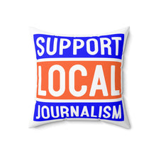 Load image into Gallery viewer, Ink Link Support Local Journalism Faux Suede Pillow