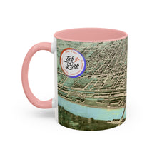 Load image into Gallery viewer, Ink Link Manchester 1876 Map Accent Coffee Mug, 11oz