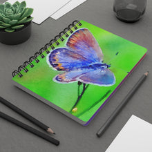 Load image into Gallery viewer, Ink Link NH State Butterfly Spiral Notebook