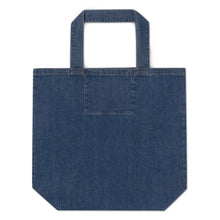Load image into Gallery viewer, Ink Link Embroidered Organic Denim Tote