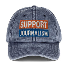 Load image into Gallery viewer, Ink Link Support Journalism Vintage Cotton Twill Cap