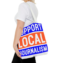 Load image into Gallery viewer, Ink Link Support Local Journalism Tote
