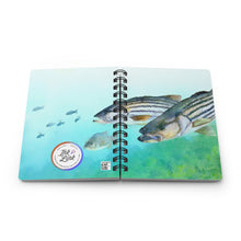 Load image into Gallery viewer, Ink Link NH State Saltwater Game Fish Spiral Notebook
