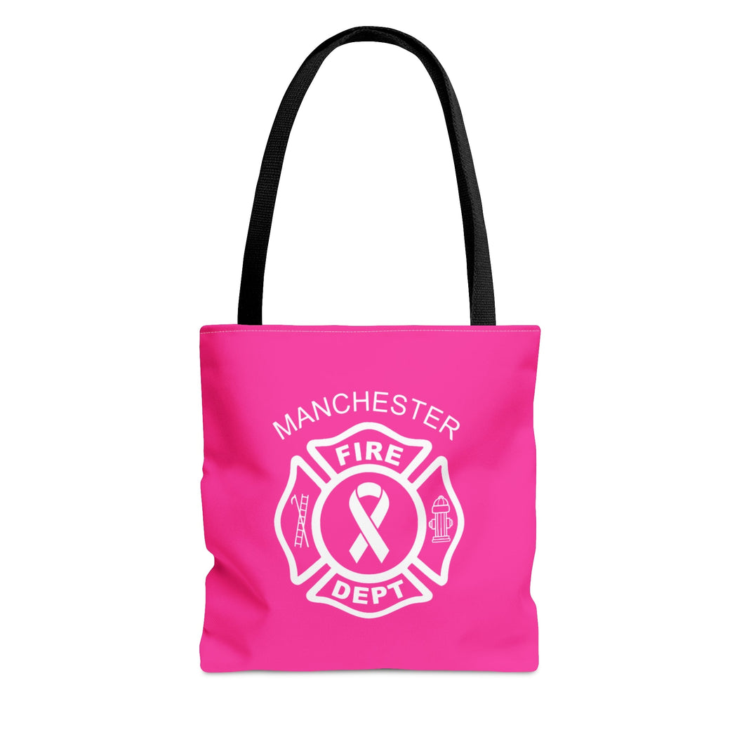 Manchester Fire Dept Breast Cancer Awareness Pink Tote