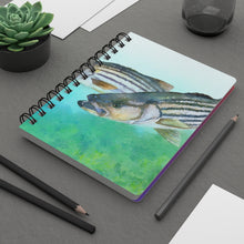 Load image into Gallery viewer, Ink Link NH State Saltwater Game Fish Spiral Notebook
