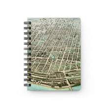 Load image into Gallery viewer, Ink Link Manchester 1876 Map Spiral Notebook
