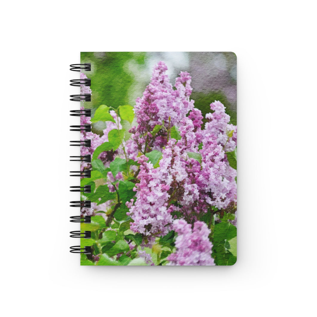 Ink Link NH State Flower Spiral Notebook