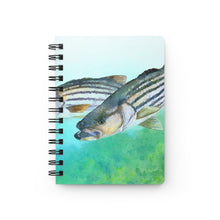 Load image into Gallery viewer, Ink Link NH State Saltwater Game Fish Spiral Notebook
