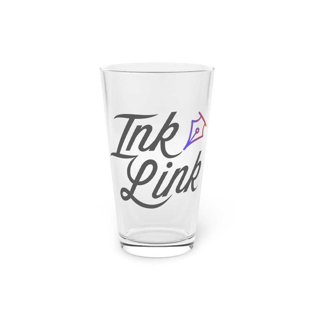 Ink Link Pint Glass, 16oz