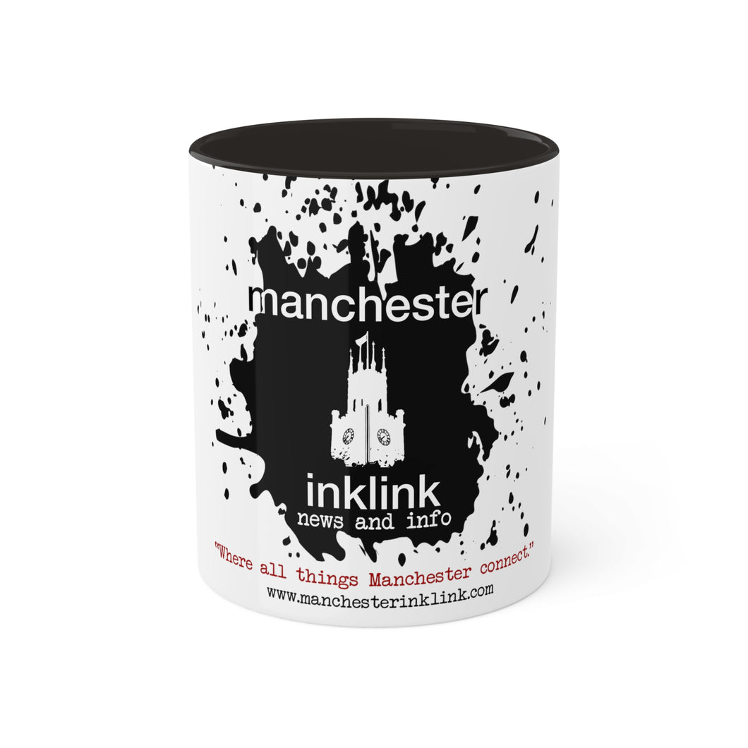 Ink Link 10th Anniversary  Throwback Colorful Mugs, 11oz