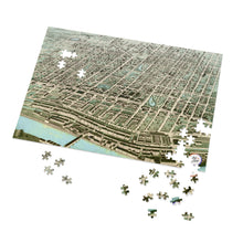 Load image into Gallery viewer, Ink Link Manchester 1876 Map Jigsaw Puzzle
