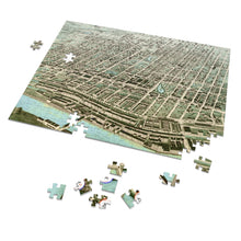 Load image into Gallery viewer, Ink Link Manchester 1876 Map Jigsaw Puzzle
