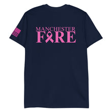 Load image into Gallery viewer, Manchester Fire Dept Breast Cancer Awareness Unisex Tshirt
