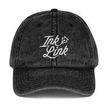 Load image into Gallery viewer, Ink Link Vintage Cotton Twill Cap
