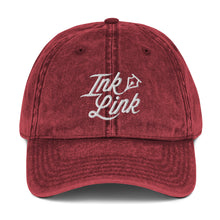 Load image into Gallery viewer, Ink Link Vintage Cotton Twill Cap
